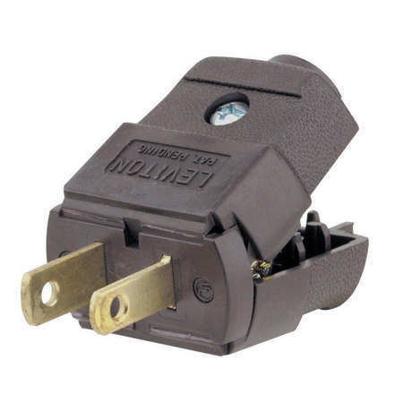 LEVITON Polarizd Plug 2-Wire 15A 035-00101-2BP